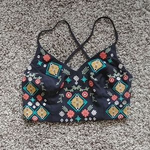 NWOT embroidered top
